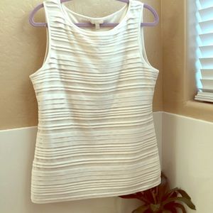 Banana republic cream colored short sleeve top